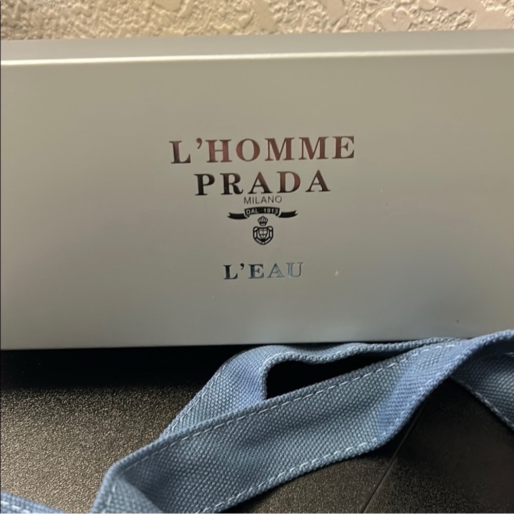 Prada Textured Gray with Gold Accents - Picture 4 of 15